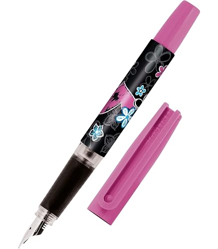 Stylo Plume Maped Calligraph Peps Classic Pour Enfants - Pointe Iridique, Personnalisable Avec Le Nom, écriture Douce