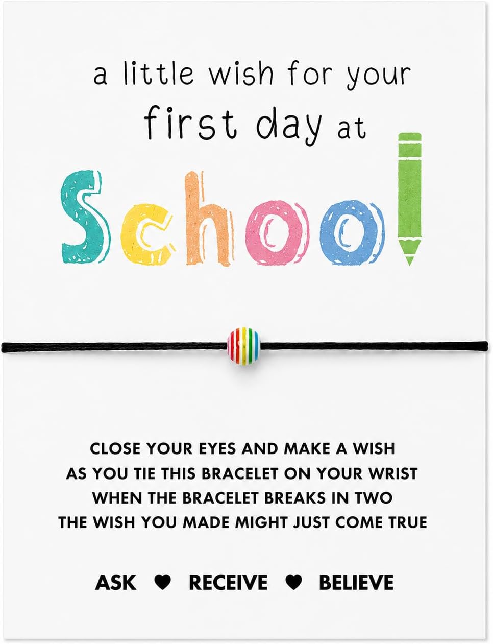 À Qui S'adresse le First day at school wish string bracelet Good ? Profils Recommandés