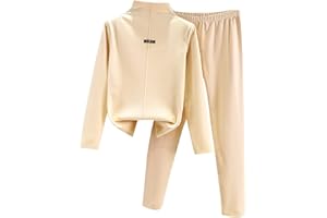 WUITOPUE Women Two Piece Outfits Long Sleeve Sweatshirt Tops Trousers Joggers Streetwear Tracksuit Winter Bottomed Double-sided Velvet Self Heating Clothes And Pants Oversized Plush And Thick Insulation Set