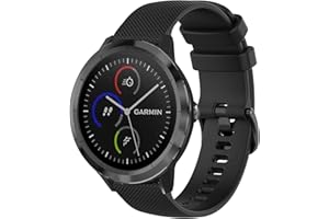Braleto Bracelet de Montre en Silicone Compatible pour Garmin Vivoactive 3 /Vivoactive 3 Music/Venu,Choix de Couleurs,Remplacement Libération Rapide