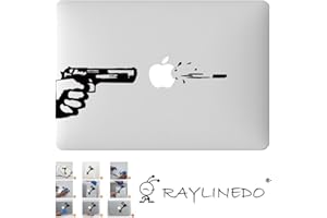 RayLineDo® 1PC Removable DIY MacBook Air Pro Decal Stickers Decoration Laptop Sticker for 11",13", 15", 17" Z133