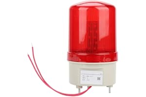 HILITAND La alarma acústico-óptica de 220V 20W que gira el estroboscópico LED ligero de las luces de advertencia del LED rojo