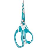 Maped 595010 Paper Scissors &ndash; Paper Scissors (Single, Ambidextrous, Semi-Offset Handle, Straight Cut), Random Colour, 15 cm