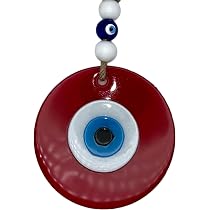 3 Pendenti Occhio Turco Blu - Amuleto Portafortuna Per Casa, Auto E Ufficio