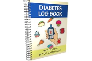 OPTILIVING PUBLISHING Diabetes Log Book - with Food & Blood Sugar Diary