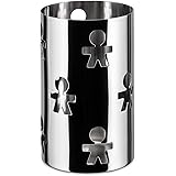 Alessi Girotondo AKK09 - Portagrissini con Decoro Traforato di Design in Acciaio Inossidabile