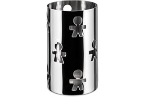 Alessi Girotondo AKK09 - Portagrissini con Decoro Traforato di Design in Acciaio Inossidabile