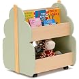 RELAX4LIFE Scaffale A 5 Ripiani, Libreria Anti Ribaltamento Con Piedini