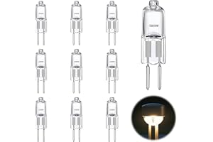 MSMXCS 10 st halogenlampa glödlampor G6.35 halogenlampa 50 W 12 V 650 lm 2 700K dimbara glödlampor dörrlampa - GY6.35 Bi-pin