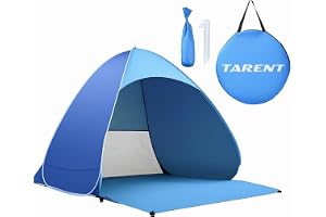 XXL Beach Clam Up for Outdoor Pop Up Tent UPF 50 UV Protection by TARENT