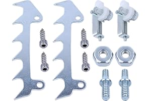 Adefol Krallenanschlag mit Schrauben für Stihl MS180 MS170 018 017 Serie, Krallenanschlag + Kettenspanner + Bolzen & Mutter Serie Ersatzteile Zubehör Kit 8 in 1