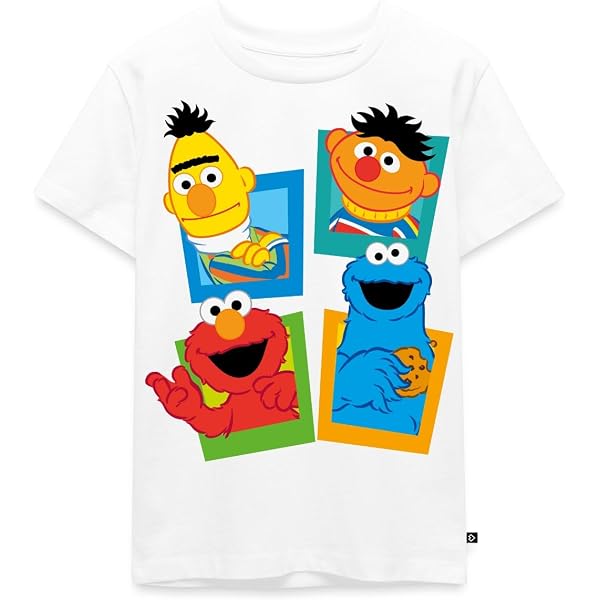 Spreadshirt Sesamstraße Elmo Einkaufstasche | Baumwolltasche Mit Motiv, 10 Liter Fassungsvermögen