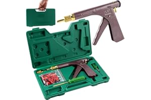 ALETO Kit de réparation de pneu sans chambre à air, bouchon de pneu, kit de réparation de crevaison de pneu de moto, remorque, etc