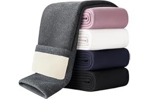 Domee Leggings Invierno Térmicos Pantalone con Forro Polar Algodón Niña