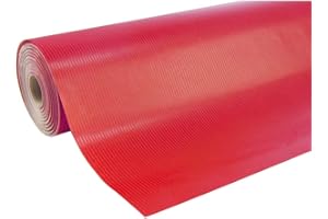 Clairefontaine 507506C - Une Bobine De Papier Kraft Recyclé Unicolor Rouge - Dimensions : 50x0,70m - 60g - Couleur : Rouge - Papier Recyclé, Idéal Pour Les Emballages Cadeaux, DIY, Décoration