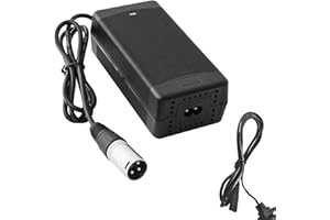 YASCO POWER Yasco 54.6V 2A Charger, Electric Bike Lithium Battery Charger for 48V Battery, 48V AC Power Supply for e-bike and e-scooter