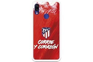 Personalaizer Funda Original Compatible con Xiaomi Redmi Note 7 - Atlético de Madrid Coraje y corazón