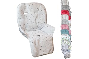 Monsieur Bébé - Housse d'assise pour chaise haute enfant gamme Ptit - Plusieurs coloris
