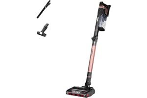 Shark Stratos Cordless Stick Vacuum Cleaner with Anti Hair Wrap Plus, Clean Sense IQ & Anti-Odour Technology, 60 Mins Run-Time, Removable Battery, Charcoal/Rose Gold IZ400UK