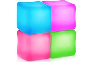 Pipihome 4 Piezas Pelota Antiestres Juguete, Bola Antiestres, Squishy Cube Stress Ball, Antiestres para Adultos Niños, Juguetes Autismo Antiestres Squeeze para Aliviar la Ansiedad (A)