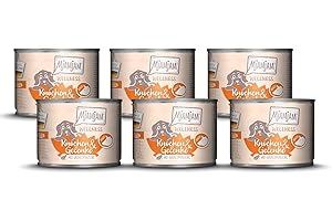 MjAMjAM - Comida húmeda premium para perros - Wellness - Huesos y articulaciones - Carne de vacuno, pack de 6 (6x200g), sin cereales