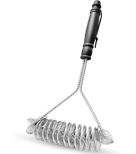 Brosse De Nettoyage Pour Barbecue à 360° – Poils Acier Inox – Longue Poignée Isolante – Pour Tous Grils