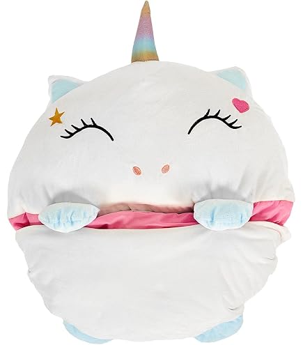 Joiedomi Sac de couchage en forme de requin pour enfants avec oreiller et couverture - Sac de couchage en peluche douce pour garçons et filles à la maternelle - Pour la garderie
