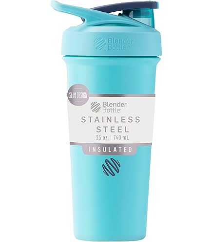 BlenderBottle Classic V2 Shaker Bottle Ideal para Shakes de Proteína e