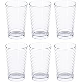Alpina Water Glasses Set of 6 Dishwasher Safe 220 ml