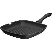 Padella In Ghisa Per Grigliare - Bistecchiera Ø35cm Con Scanalature, Per Fuoco E Piano Cottura - Foto 9