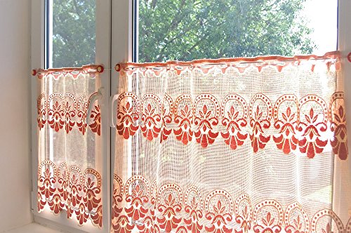 Gardinendraht Befestigung SET 4Gardinebasic ohne Bohren für 2 Fensterrahmen / eine GUTE Alternative für alle Klemmstange Gardinenstange Vitragestange Spannvitrage oder Spannfix für Scheibengardinen, Küchengardinen, Bistrogardine, Kurzgardine / Weiß - 8