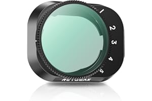 REYGEAK Mini 3 / Mini 3 Pro Variable ND 2-32 (1-5 stop) filtr ND kompatybilny z DJI Mini 3 / Mini 3 Pro, 28 wielowarstwowe akcesoria Mini 3 Pro, rama ze stopu aluminium