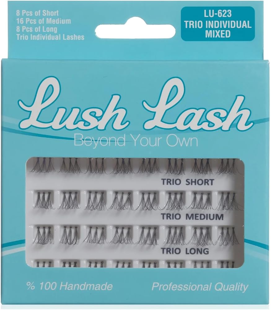Lush Lash Trio Tekli Kısa-Orta-Uzun Takma Kirpik LU-623