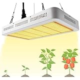 LED Pflanzenlampe 1000W Grow Lampe Pflanzenlicht Vollspektrum Derlights LED Grow Light mit IR UV wachstumslampe für pflanzen 