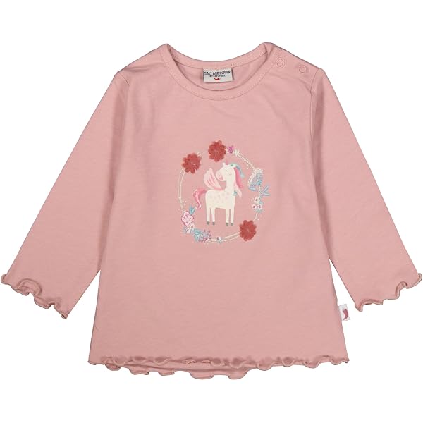 SALT AND PEPPER Baby-Langarmshirt – Mit Seestern-Druck, Bio-Baumwolle