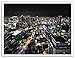 Produktbild JP London pos1 X 40563 Hiroaki Koga (Geschenk Osaka Night View City Lights Skyline 65,4 cm von 50,2 cm schälen und Stick komplett abnehmbar Wand Poster Wandbild