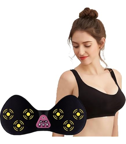 Masseur De Poitrine Électrique - Soutien-Gorge Intelligent Sans Fil Avec Massage Chauffant Multifonctionnel