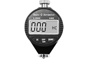 Maizoon Tester di Durezza Shore C Display LCD 0-100HC Durometro Digitale Strumento di Prova in Pelle in Gomma Plastica per Pneumatici NE10C