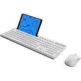 Everest KM-730 Beyaz Kablosuz Q Multimedia Klavye + Mouse Set