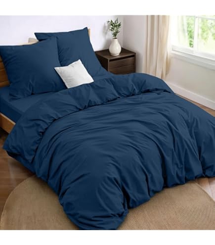 Parure De Lit 2 Personnes En Coton 57 Fils Imprimé Vert 260x240cm | Leroy Merlin