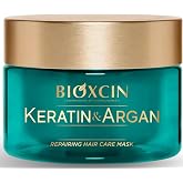 Bioxcin Keratin & Argan Repair Hair Care Mask 225 ml &ndash; Moisturizing and Repairing Care for Worn Hair