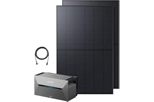 Anker SOLIX Balkonkraftwerk mit Speicher (870W | 1600Wh), Solarbank 2 E1600 Pro (1600Wh), 2× RS40T Solarpanel (435W), 4 MPPT, 1000W AC, Plug&Play