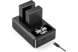 Lachy 2 LP-E12 - Baterías de Repuesto y Cargador para Canon EOS M M2 M10, M50, M50 Mark II, M100 M200, Rebel SL1, PowerShot SX70 HS