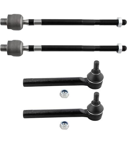 Outer Tie Rod Set For 2006-2011 Hyundai Accent - Front Left & Right Pair With 10-Year Warranty 4 thumbnail image
