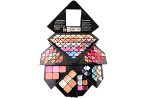Coffret Maquillage, MKNZOME Kit Maquillage Femme Professionnel Mallette de Maquillage Palettes de Maquillage Fard à paupières Brillant à lèvres Ensemble de cadeau d'anniversaire Noël