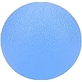 Silicone Hand Therapy Grip Balls - Power Ball for Hand Finger Strength & Stress Relief (Blue) - Sporting Goods Strength Training