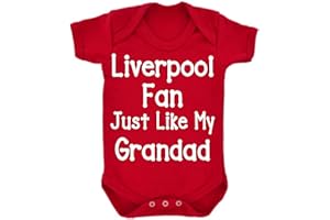 All About The Print LIVERPOOL FAN LIKE GRANDAD FOOTBALL Baby vest romper baby FUNNY novelty reveal new born vest romper baby shower annoucement GIRLS BOYS FATHERS