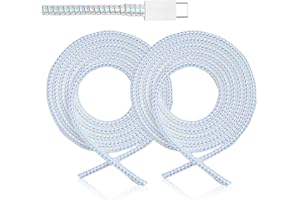 BIKPRST Protezione Per Cavi A Prova Di Animali Domestici, Cavo A Spirale Per Telefono, USB e Dati - Protezione Per Cuffie