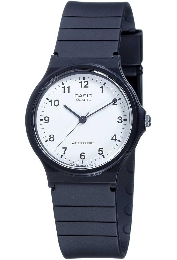 Montre Violette Avec Cadran Blanc En Plastique - Dos Acier Inoxydable, Besoin De Pile
