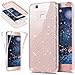 Produktbild EINFFHO Huawei P9 Lite Hülle, 360 Full-Body Vorne+Hinten Rundum Schutz Tasche Etui Kristall Klar Glänzend Glitzer Durchsichtig Silikon Hülle Schutzhülle für Huawei P9 Lite (Rose Gold)